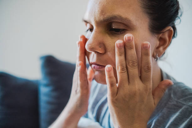 istock Woman suffering from painful bruises 2170972047