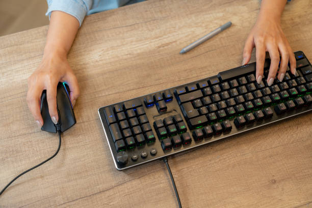 istock A top view of a woman's hands working on a computer 2170974177