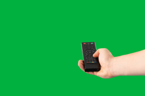 istock Remote Control in front of Green Screen 2170982347