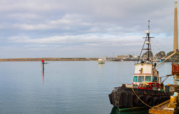 istock Tugboat Moored at The Harbor in Morro Bay, 2170983402