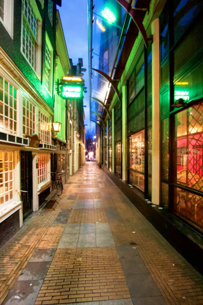 istock narrow alley or passageway in Amsterdam 2170989775