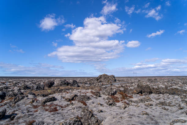 istock Lichen-covered volcanic landscape on Reykjanes Peninsula, Iceland. 2170995679