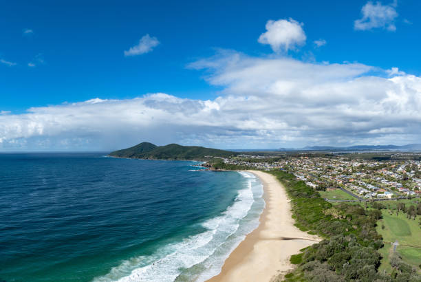 istock One Mile Beach at Forster Australia 2170996126