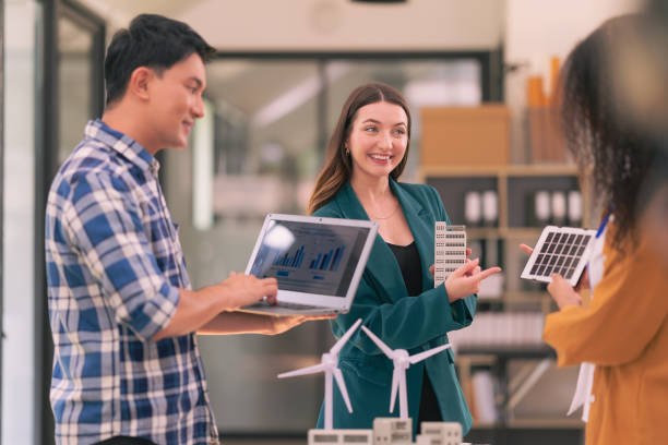 istock A team of industrial engineers meeting on renewable energy working on innovative solar panel batteries that are efficient in construction projects. 2170998291