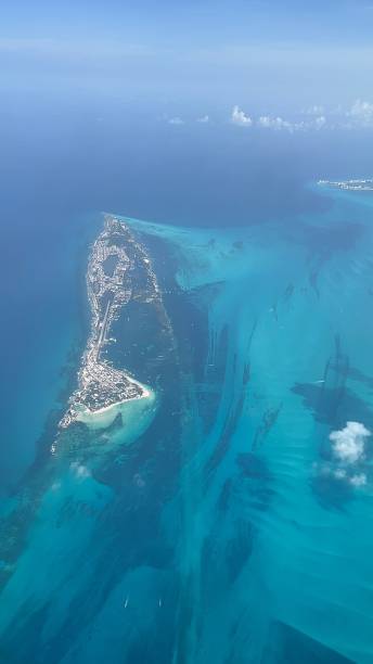 istock Isla Mujeres from an airplane 2171005183