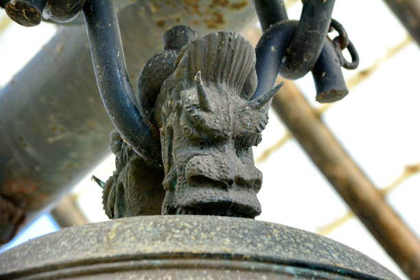 London, England - January 20 2007: Mortar at the Horse guards.