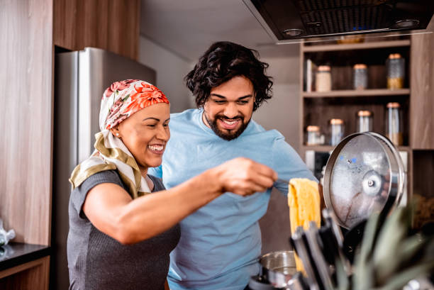 istock Couple cooking at home 2171014256