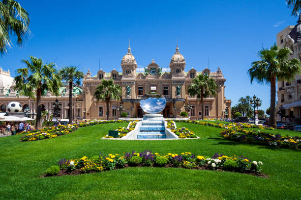 Monaco, Monaco-July, 1983: Casino de monte-Carlo in Monaco