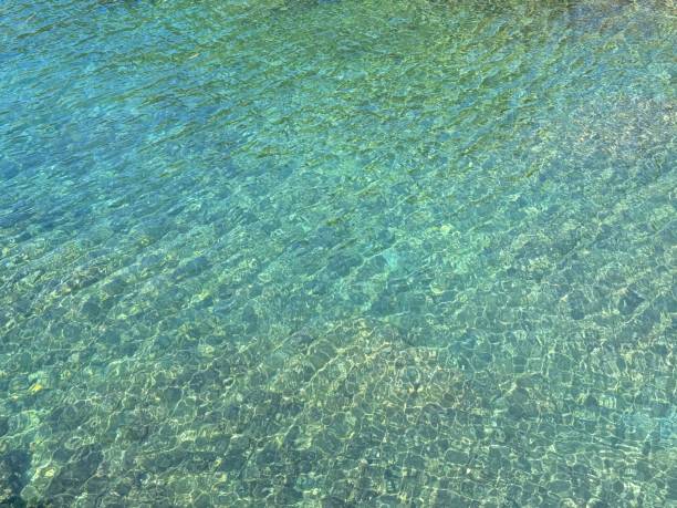 istock Sea water surface blue green watercolor background 2171020844