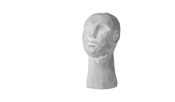 istock plaster head gray for decoration on an isolated white background 2171023541