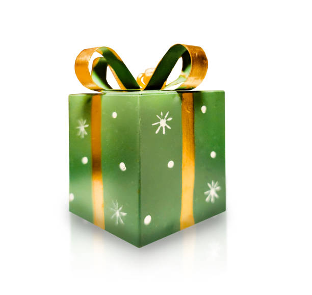Gift Box Isolated on White Background