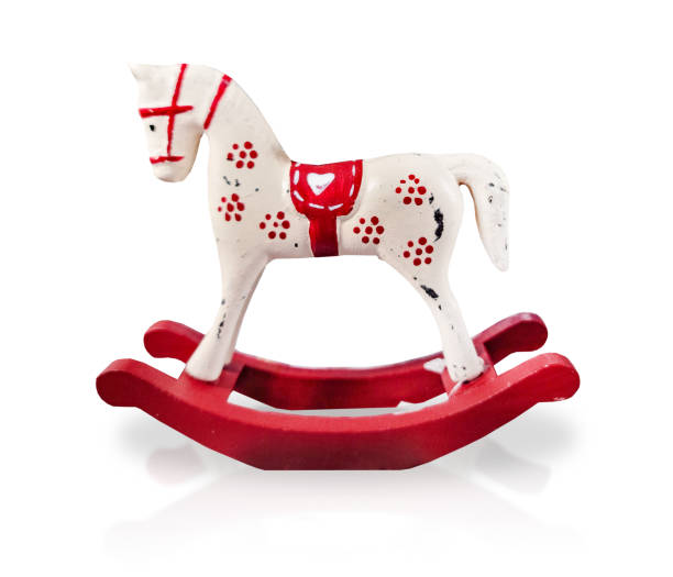 istock Christmas Horse Toy Isolated on White 2171024741