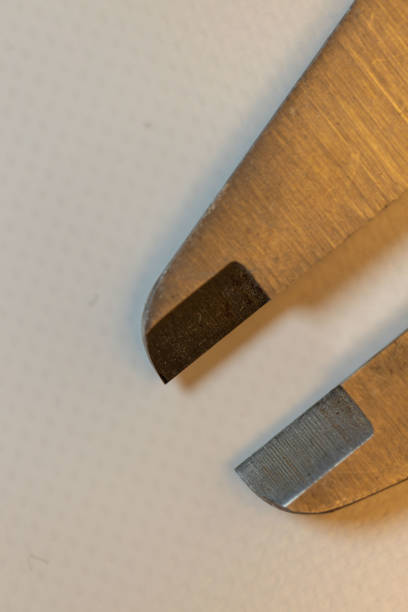 istock Measuring device, a part of a caliper with a part for measuring thickness or diameter 2171025501
