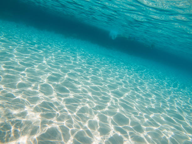 istock Clear bright underwater white sand beach Mediterranean waters in Blue Lagoon, Malta Island 2171030951