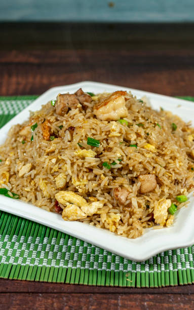 istock special chaufa rice, egg, meat, chicken, shrimp. chifa, peruvian food 2171039818