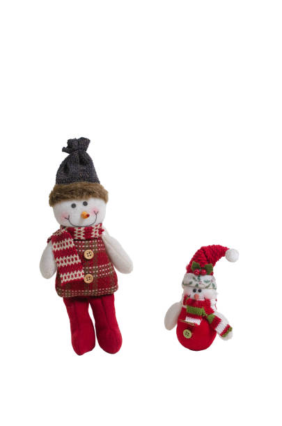 istock Christmas dolls on white background. 2171042952