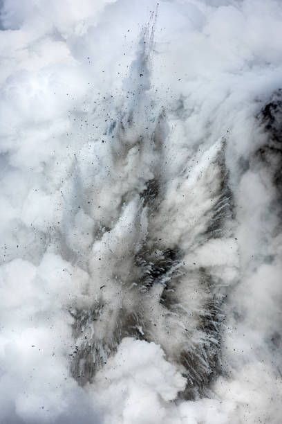 istock Lava tube flowing into ocean in Hawaii at dawn causes explosion 2171043721