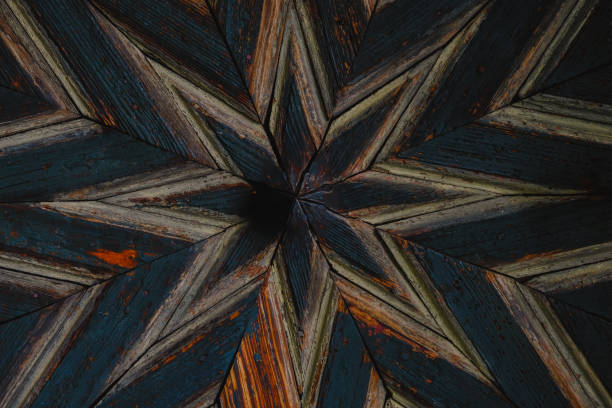 Old beautiful wooden background with texture and pattern.
