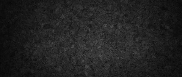 istock Wooden black background with texture. Black plank banner 2171047918