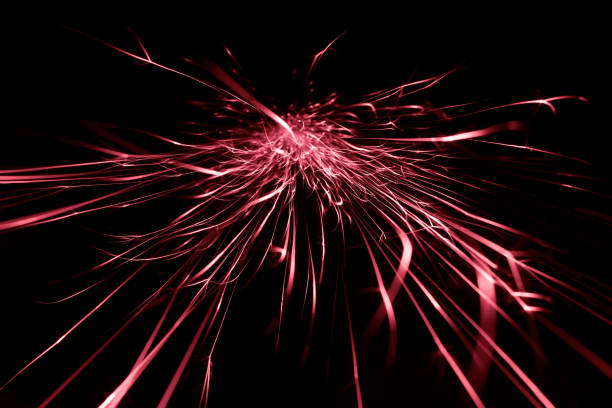 istock red  sparks from the grinder glowing in the dark 2171048128
