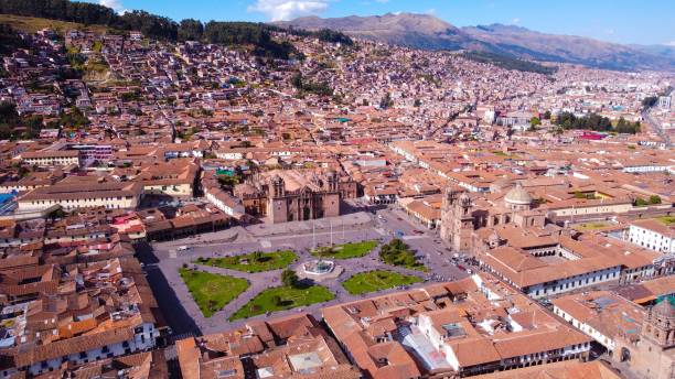 istock View of Plaza de Armas in Cusco, Peru, showcasing the historic architecture 2171050178
