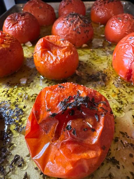 istock Baked Big Boy tomatoes to make confit 2171050865