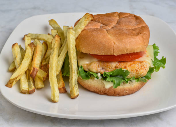 istock chicken  fillet with lettuce , tomato and mayonnaise, 2171052410