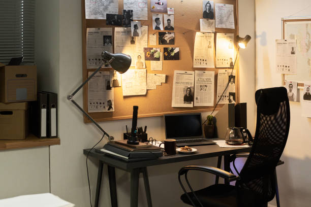 istock Investigating Crime Cases in Well-Organized Home Office 2171060094