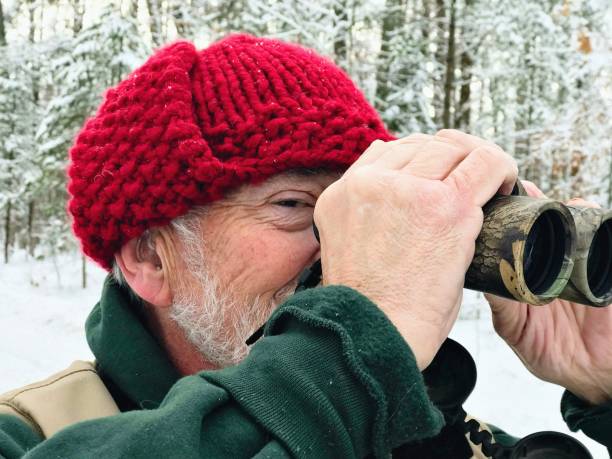 istock Senior outdoorsman on a winter adventure. 2171064951