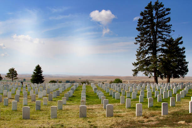 istock Cemetery at Little Big Horn National Battlefield Monument 2171069098