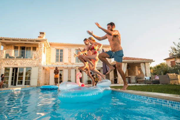istock Summer Pool Party at the Villa 2171075857