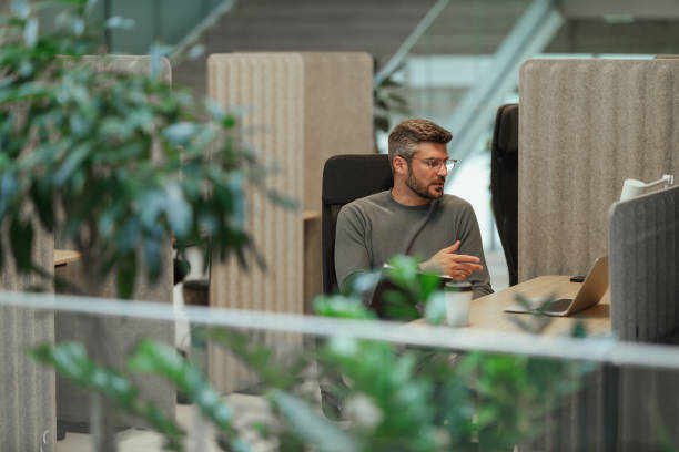 istock Modern Businessman Working in Contemporary Office Space 2171076063