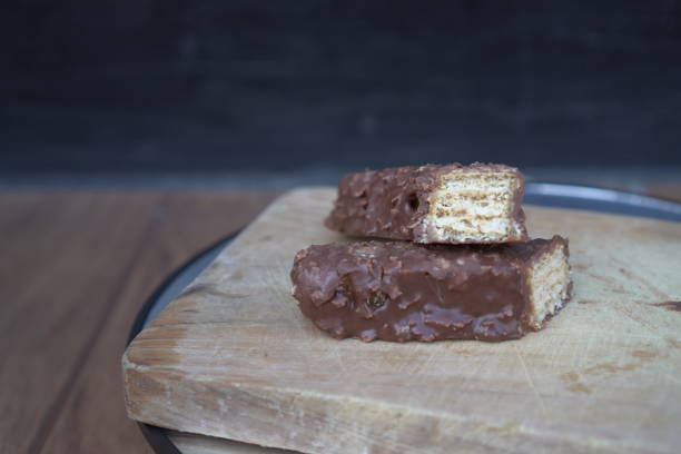 istock A chocolate bar with crunchy grains 2171081187