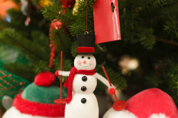 Article for decoration in a store. Christmas decorations for sale.