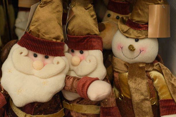 Article for decoration in a store. Christmas decorations for sale.