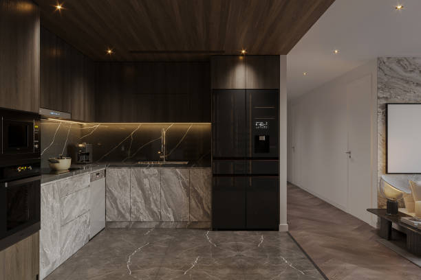 istock Decorated modern open Kitchen With Simplicity and Clarity Among Smart Technology 2171089327