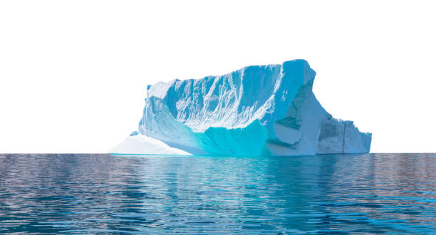 istock Giant Iceberg isolated on white background - Greenland 2171090948