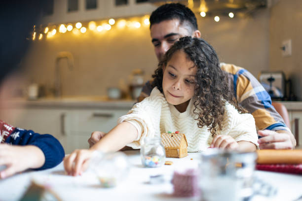 istock Family Crafting in Cozy Kitchen 2171096608