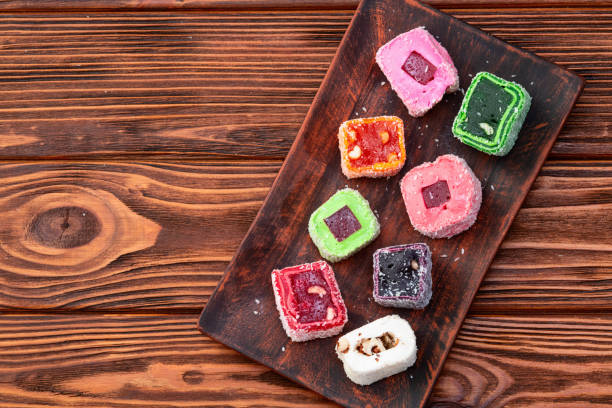 istock Turkish delight candy . Rahat lokum photography 2171099308