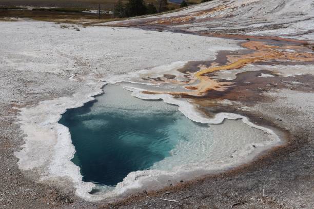 istock Geothermal hot spring in Yellowstone 2171101776