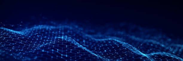 istock Technology hexagon dynamic wave. Futuristic honeycomb concept. 2171105208