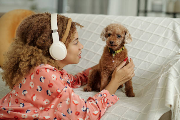 istock Woman Talking To Her Little Dog 2171105529