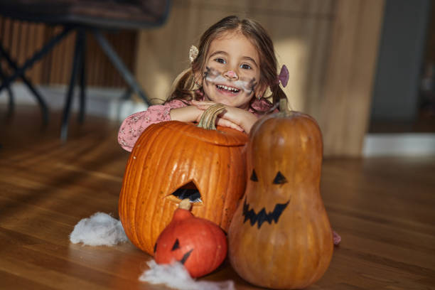 istock Beautiful girl on Halloween day 2171105777