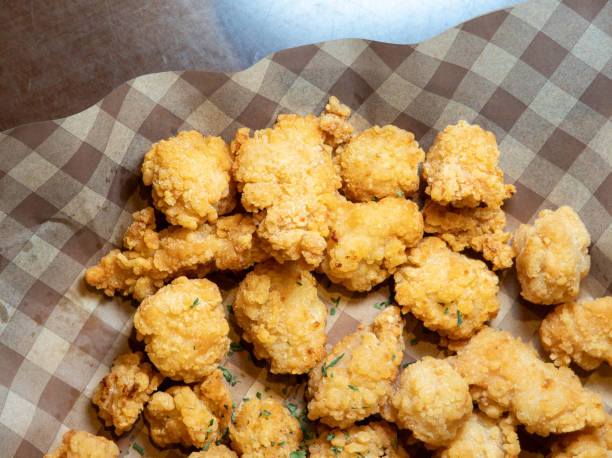 istock Crispy fried chicken with french fries 2171106242