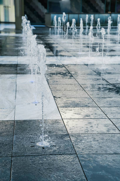 istock Fountain Water Texture Background, Falling Fresh Fountain Jets 2171106490