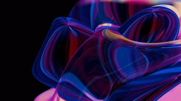 istock A 3D glass abstract form background, presenting a sleek and contemporary visual backdrop. 2171111547