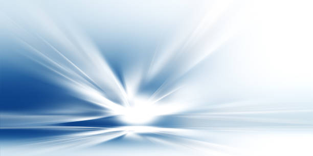 istock Abstract blue and white light futuristic background 2171115863