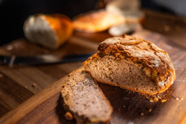 istock Close-up of fresh crunchy bread 2171117267