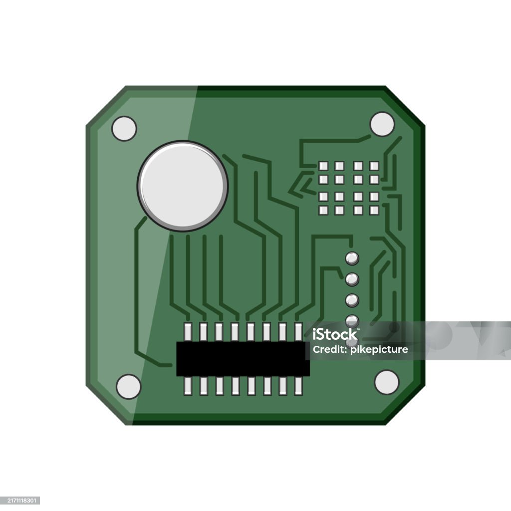 Opensource Hardware And Software Microcontroller Cartoon Vector ...