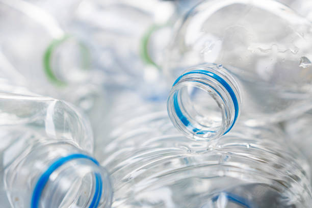 Plastic water bottles for recycling. waste management concept. environment and sustainability concept.
